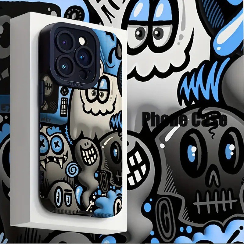 Little Monster Phone Case Graffiti Drop-resistant