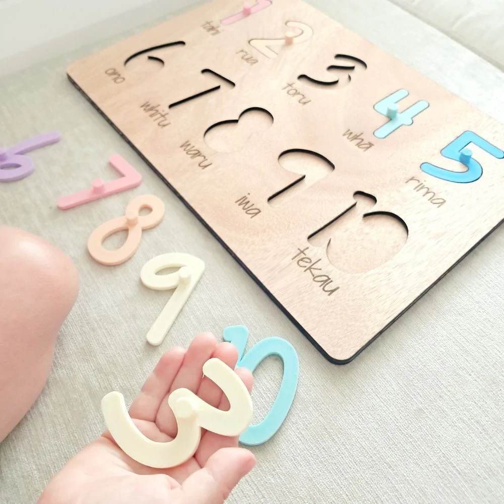 Puzzle - Numbers 1-10 in Mori - Pastels