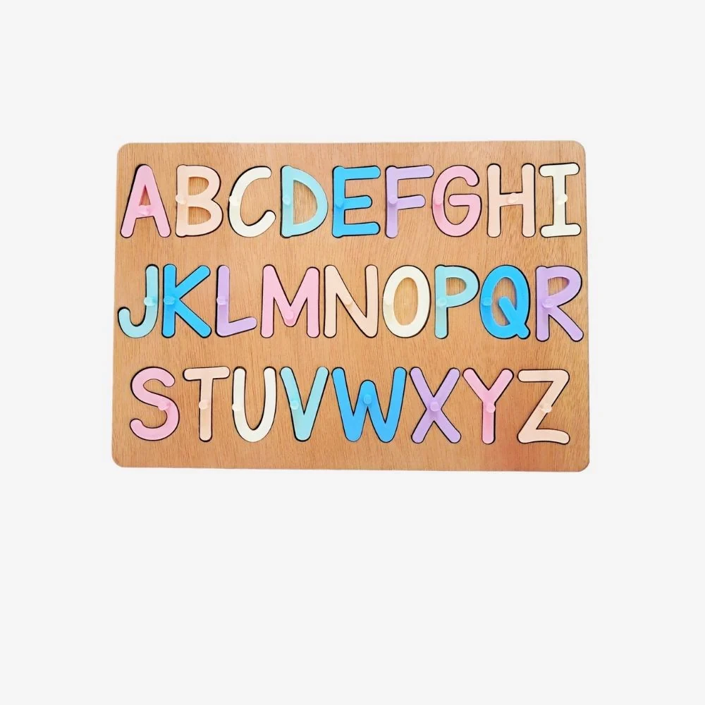 Puzzle - Uppercase Alphabet - Pastels