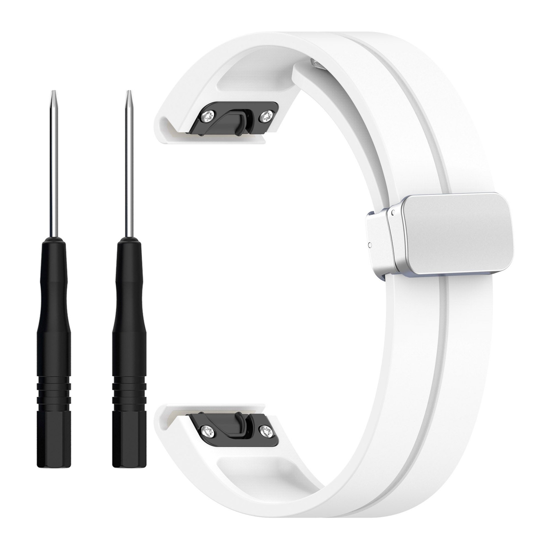 Quick Release Silicone Strap Magnetic Folding Buckle