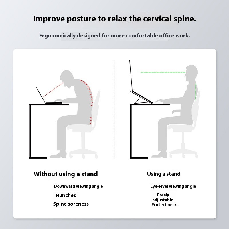 Laptop Stand Desktop Aluminum Alloy Heat Dissipation