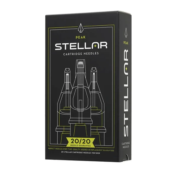 Peak Stellar Needle Cartridges Round Liner Box of 20