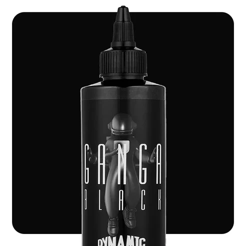 Dynamic Ganga Black Tattoo Ink  8oz Bottle