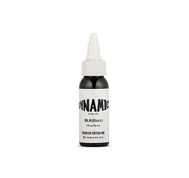 Dynamic Tattoo Ink Black  1 oz. Bottle