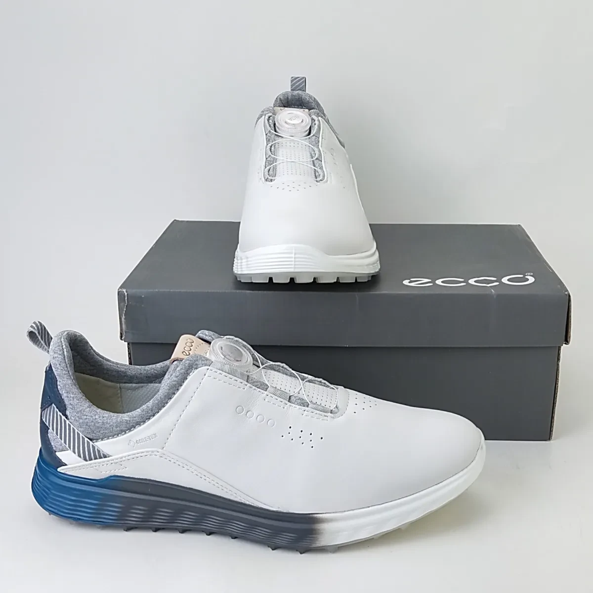 Mens White Leather Sneakers