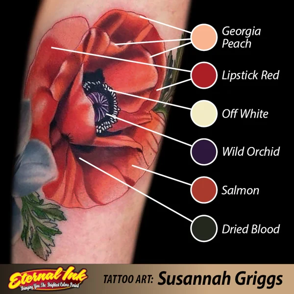 Lipstick Red  Eternal Tattoo Ink