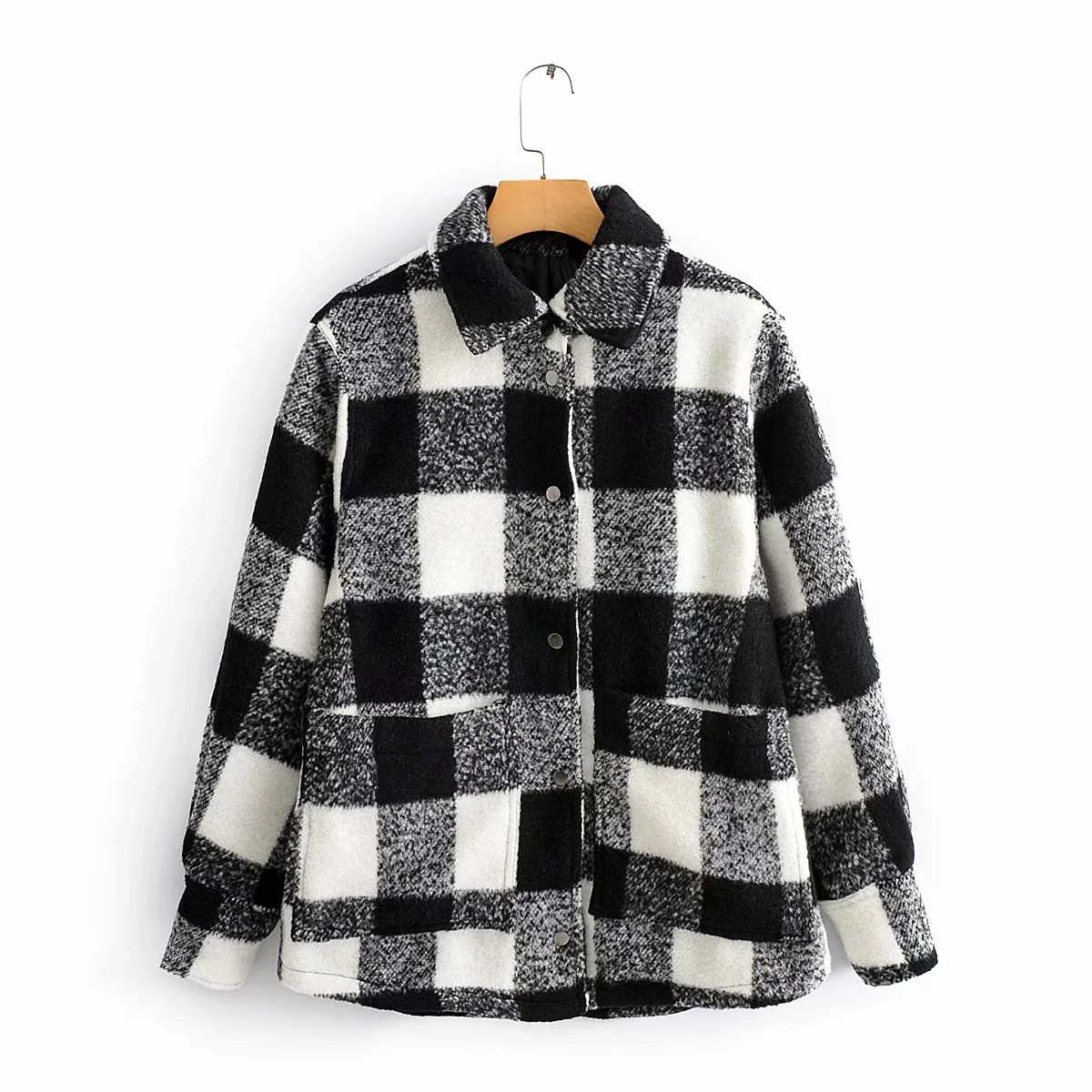 Black And White Checkered Shirt Womens