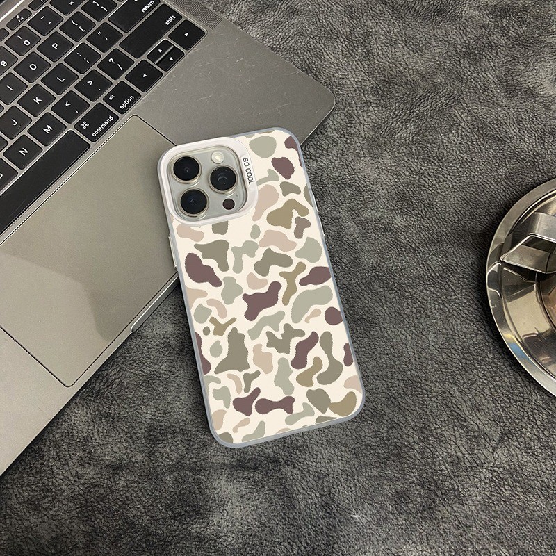 Vintage Leopard Print Creative Frost Mobile Phone Protective Case