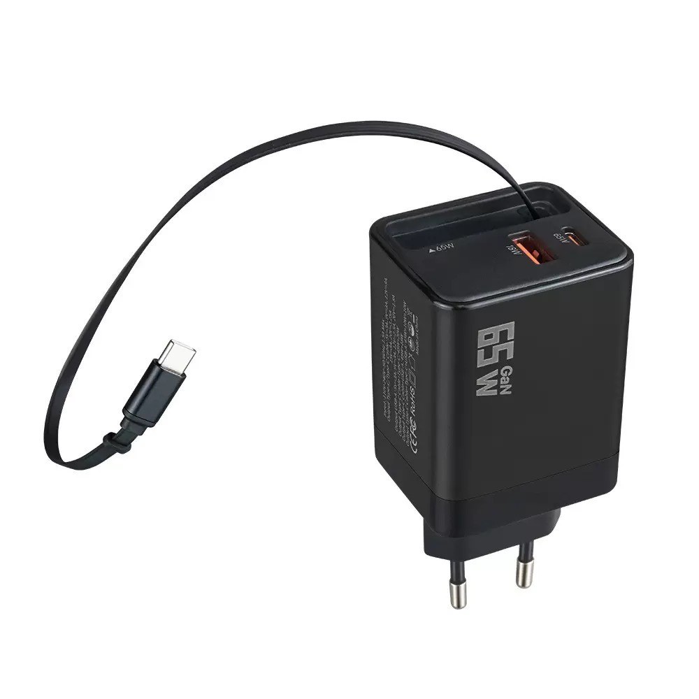 Simple Household Use PD40W Flexible Wire Charging Plug
