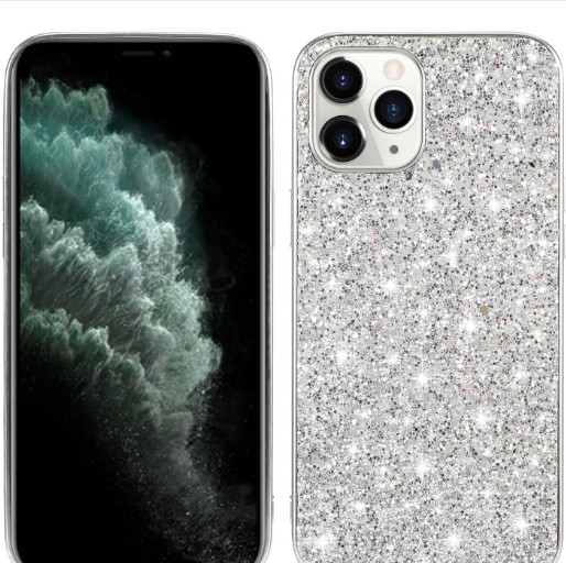 Pure Color Protective Cover Sequins Veneer