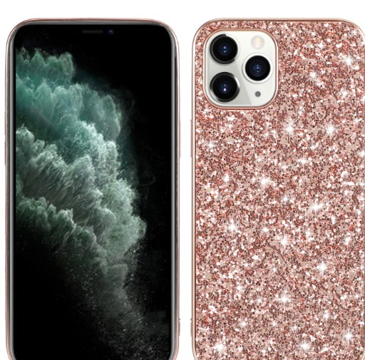 Pure Color Protective Cover Sequins Veneer