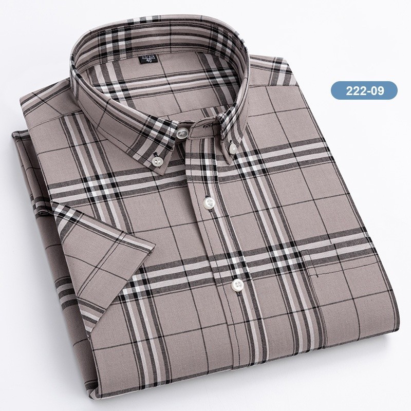 Summer Fashion Casual Men's Shirt Plaid