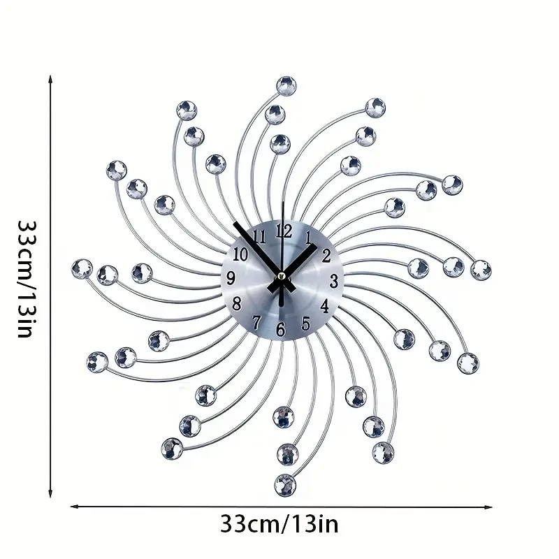 Sparkling Diamond Wall Clock