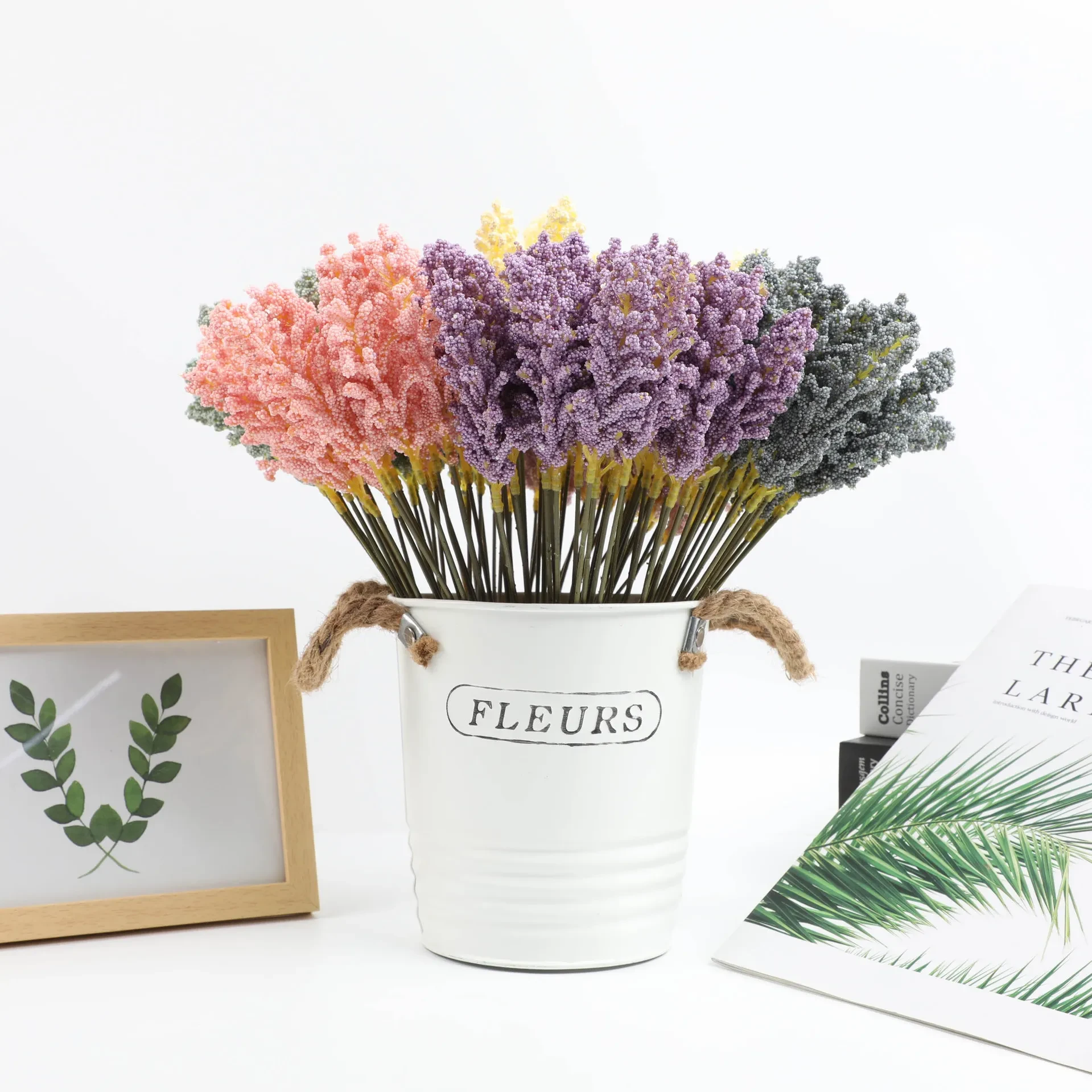 Simulation Foam Lavender Pastoral Style Decoration Artificial Flowers