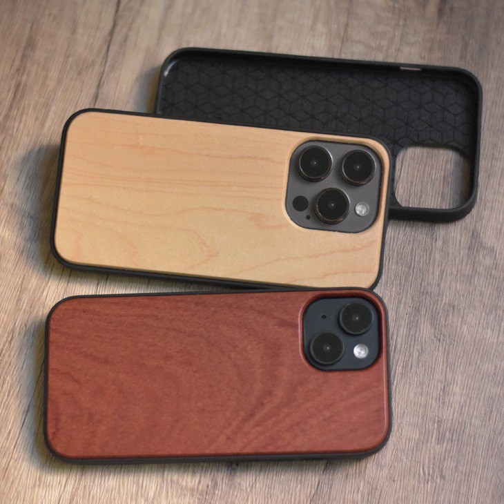 Solid Wood Shell Light Phone Case