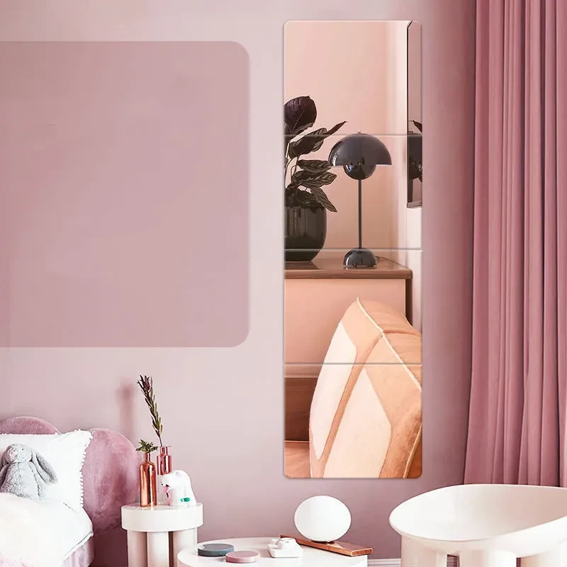 High Definition Mirror Wall Self Adhesive Acrylic
