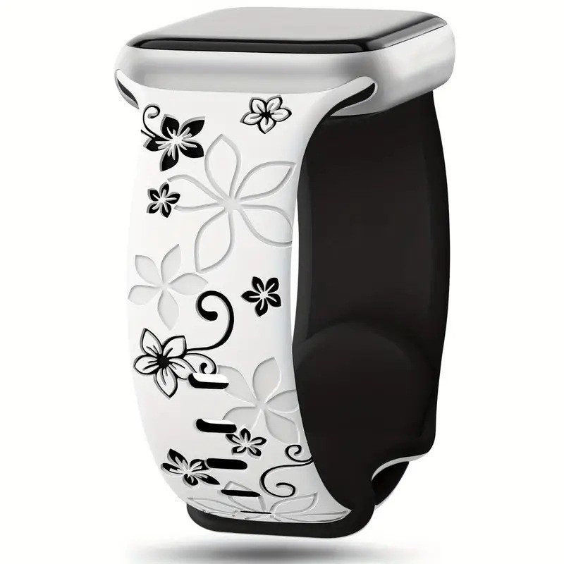 Two-tone Silicone Strap Bauhinia