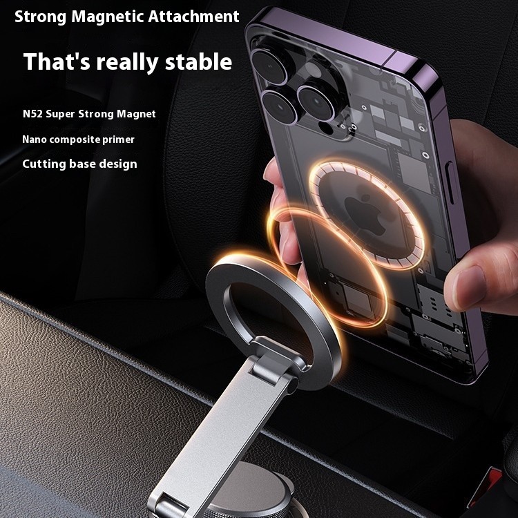 Adhesive Magnetic Folding Car Phone Holder