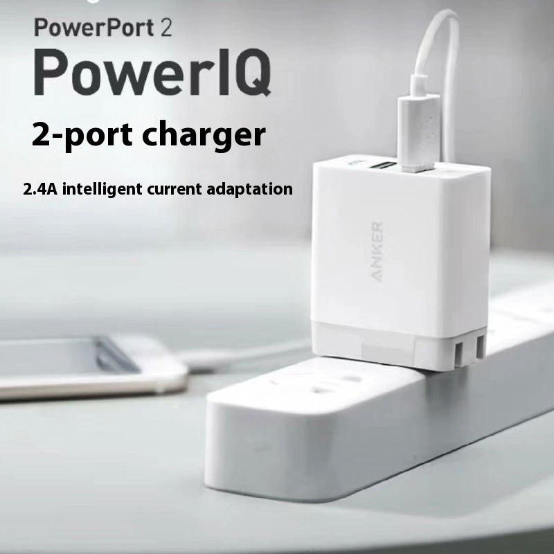 Dual-port Charger USB12W Fast Charging Head Single Port 24A Support Android Brand New