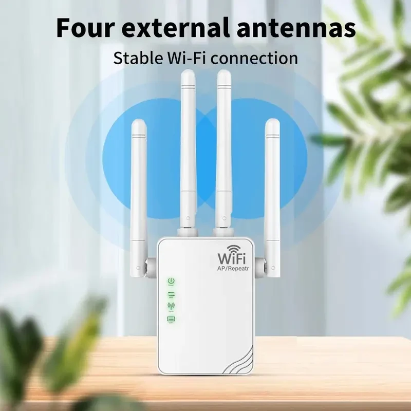 300Mbps WiFi Extender - High-Speed Booster
