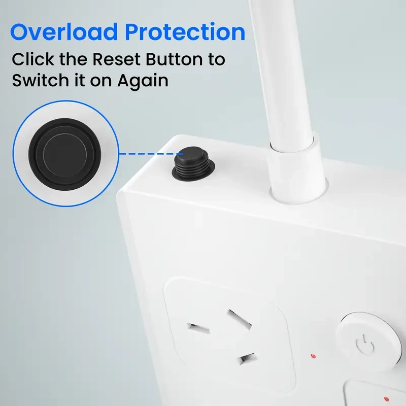 Jinvoo Surge Protector - 4 AC & USB