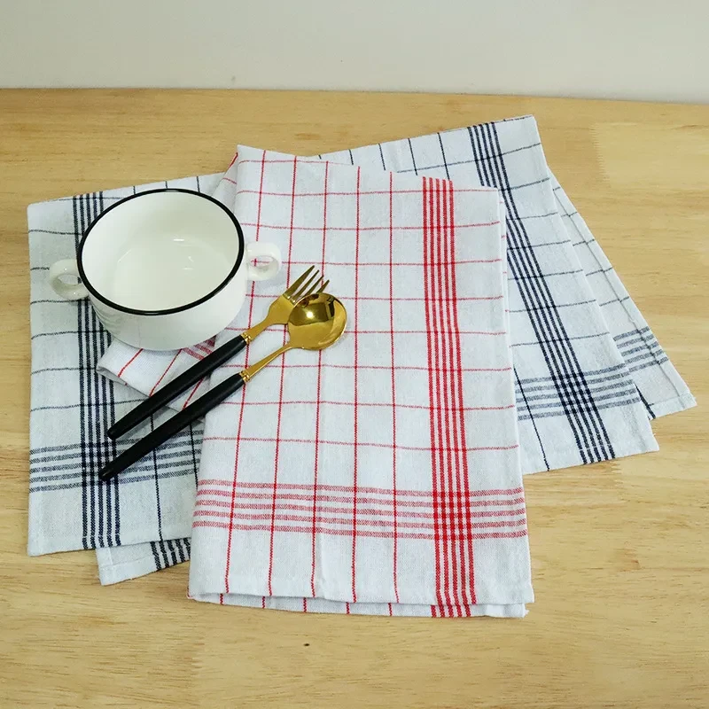Navy Gingham Napkins
