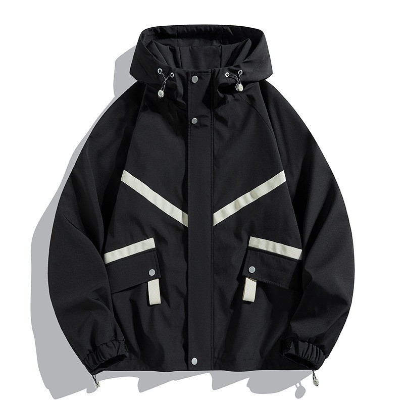 Hooded Jacket Waterproof Fashionable Jacket Outdoor Leisure Couple's Tops