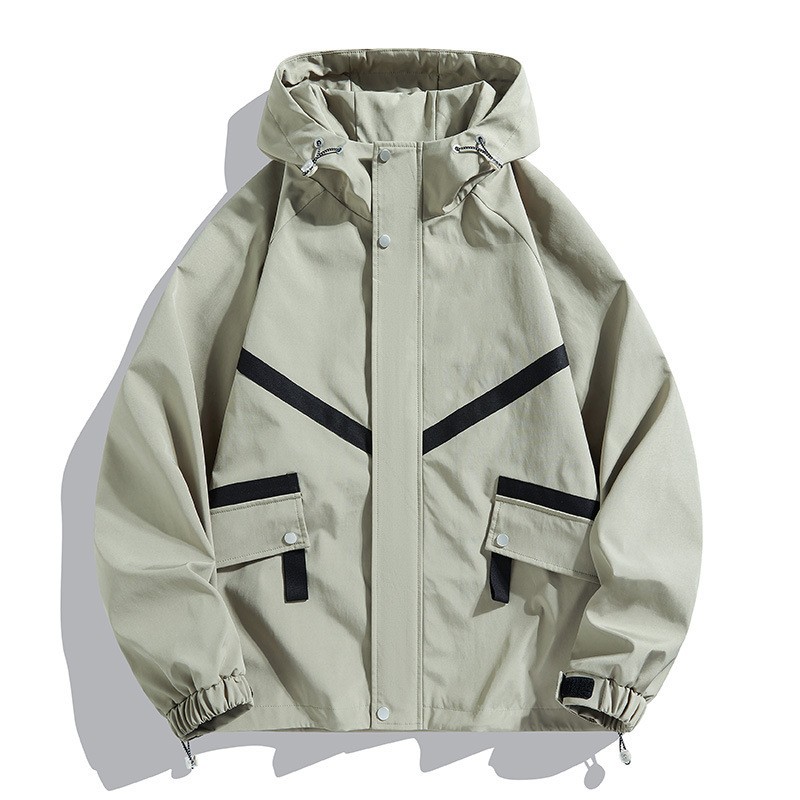 Hooded Jacket Waterproof Fashionable Jacket Outdoor Leisure Couple's Tops