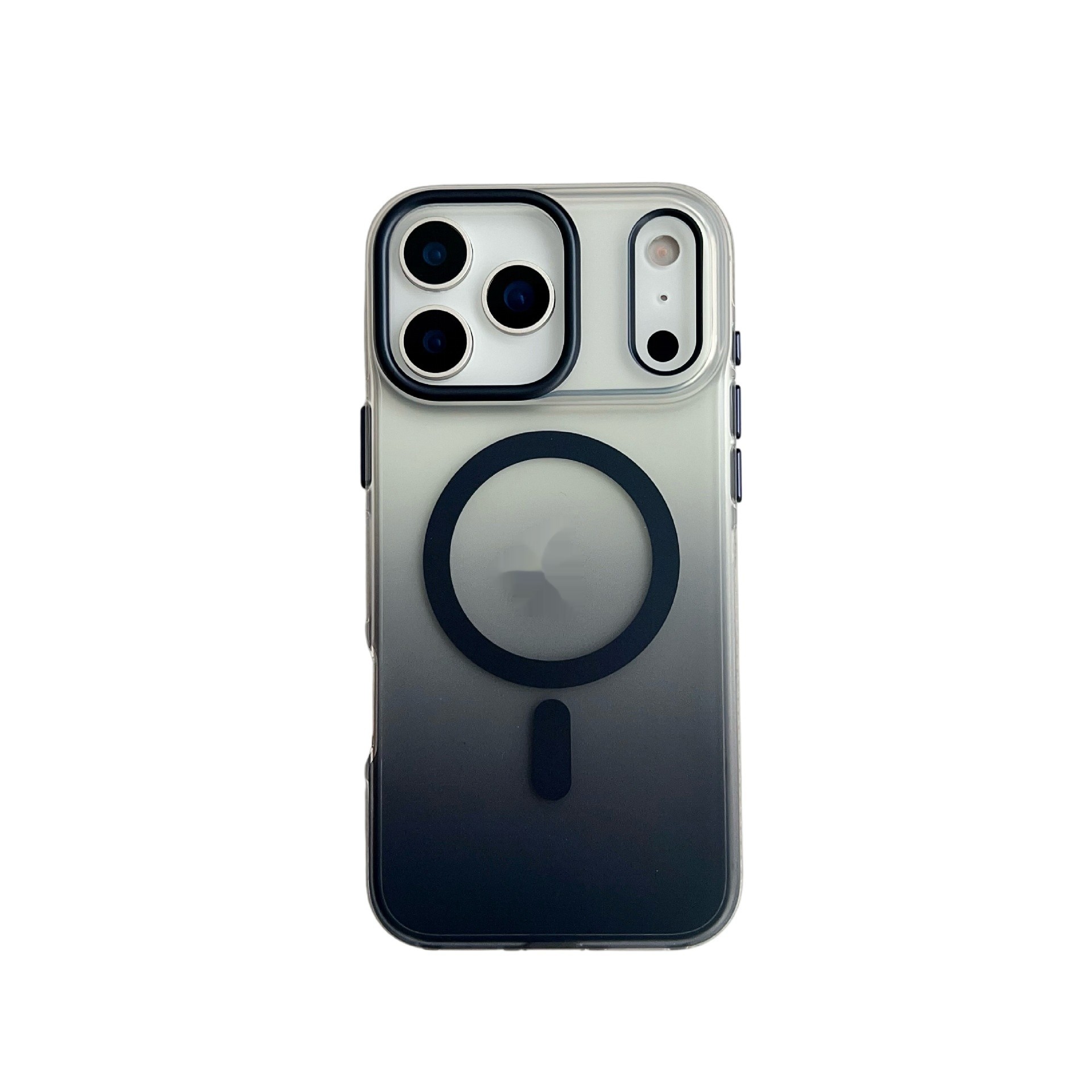 Laser Gradient Magnetic Aurora Applicable 17ProMax Frosted Mobile Phone Protective Case