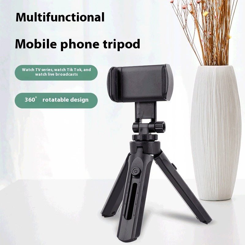 Simple Plastic Desktop Photography Tripod Phone Holder