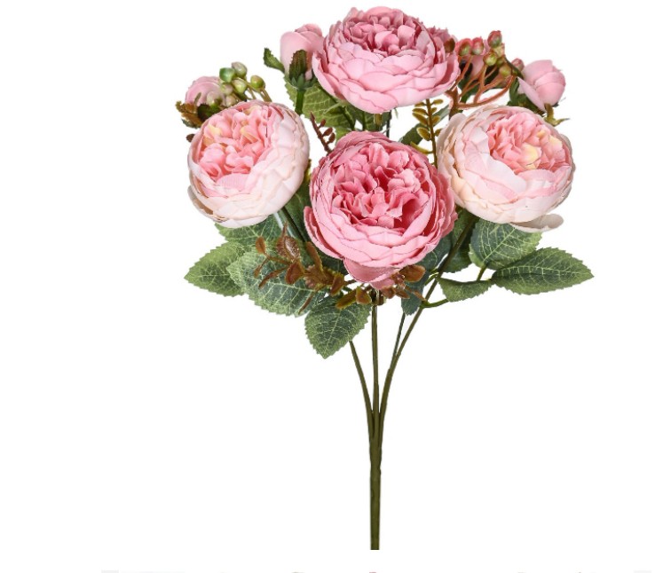 Peony Artificial Bouquet Home Decorative Fake Flower