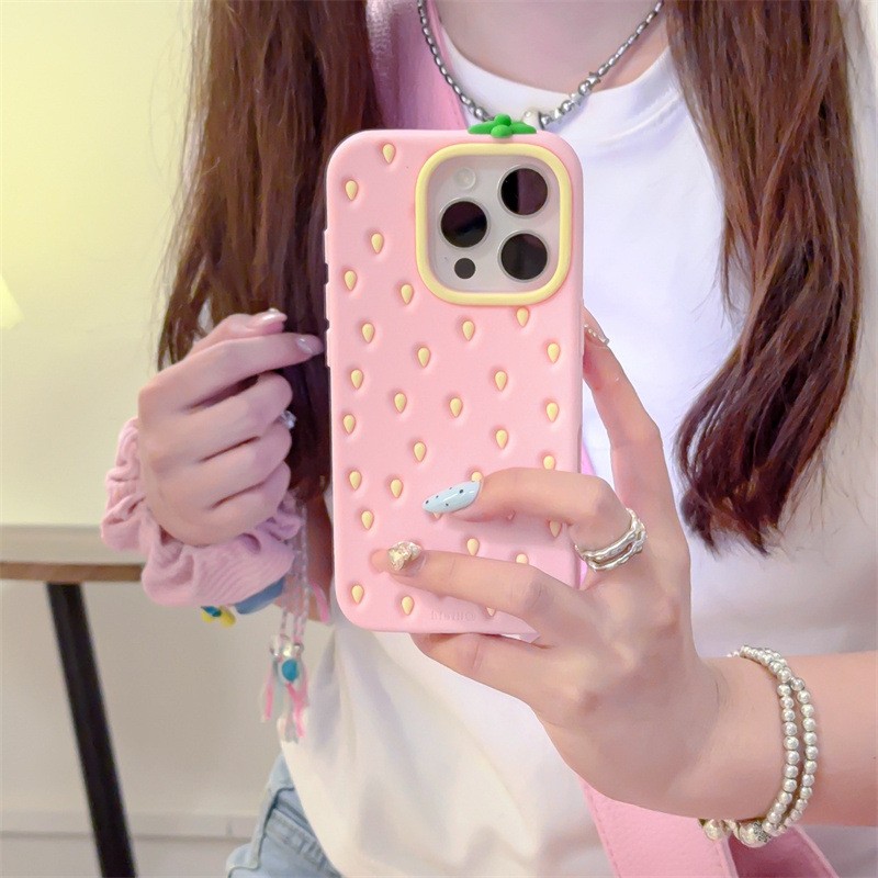Sweet Strawberry Simple Phone Case