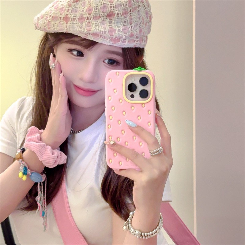 Sweet Strawberry Simple Phone Case