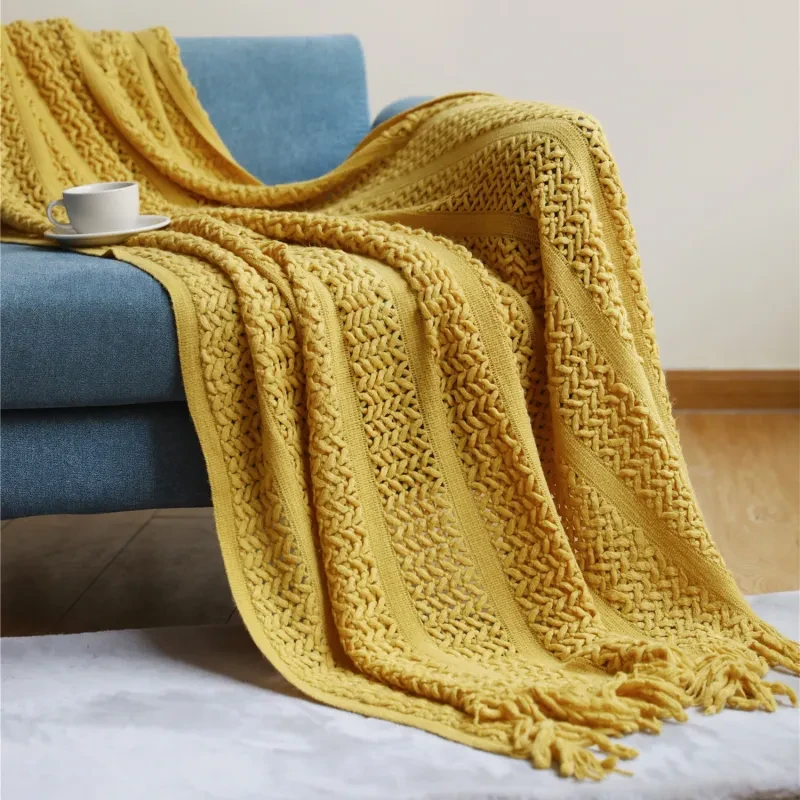Mustard Yellow Throw