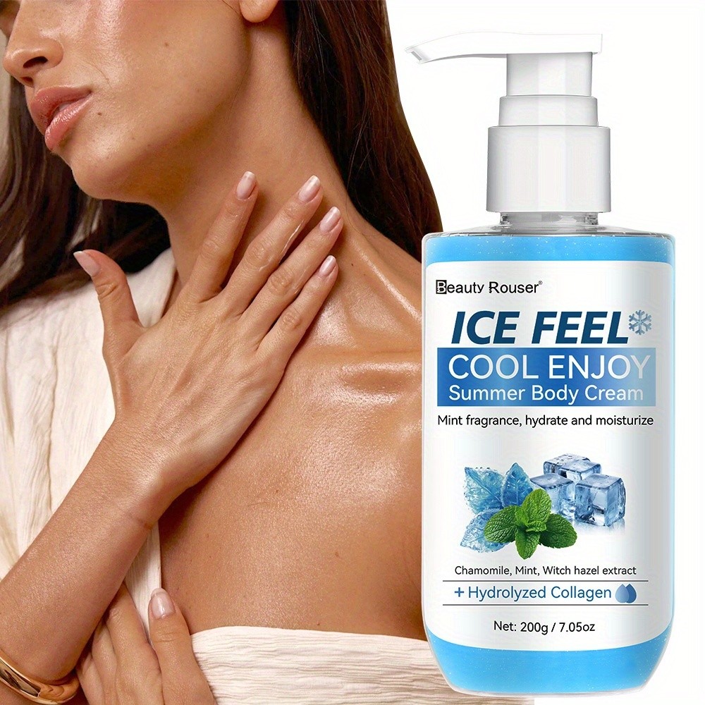 Beauty Rouser Cooling Summer Body Cream with Mint