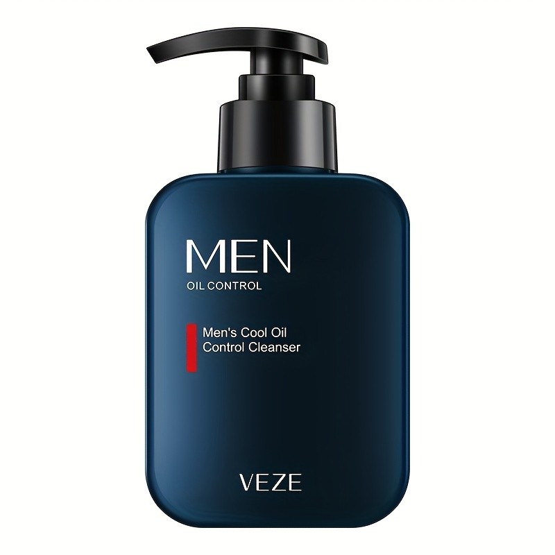 VEZE Men's Facial Cleanser Gel for All Skin Types