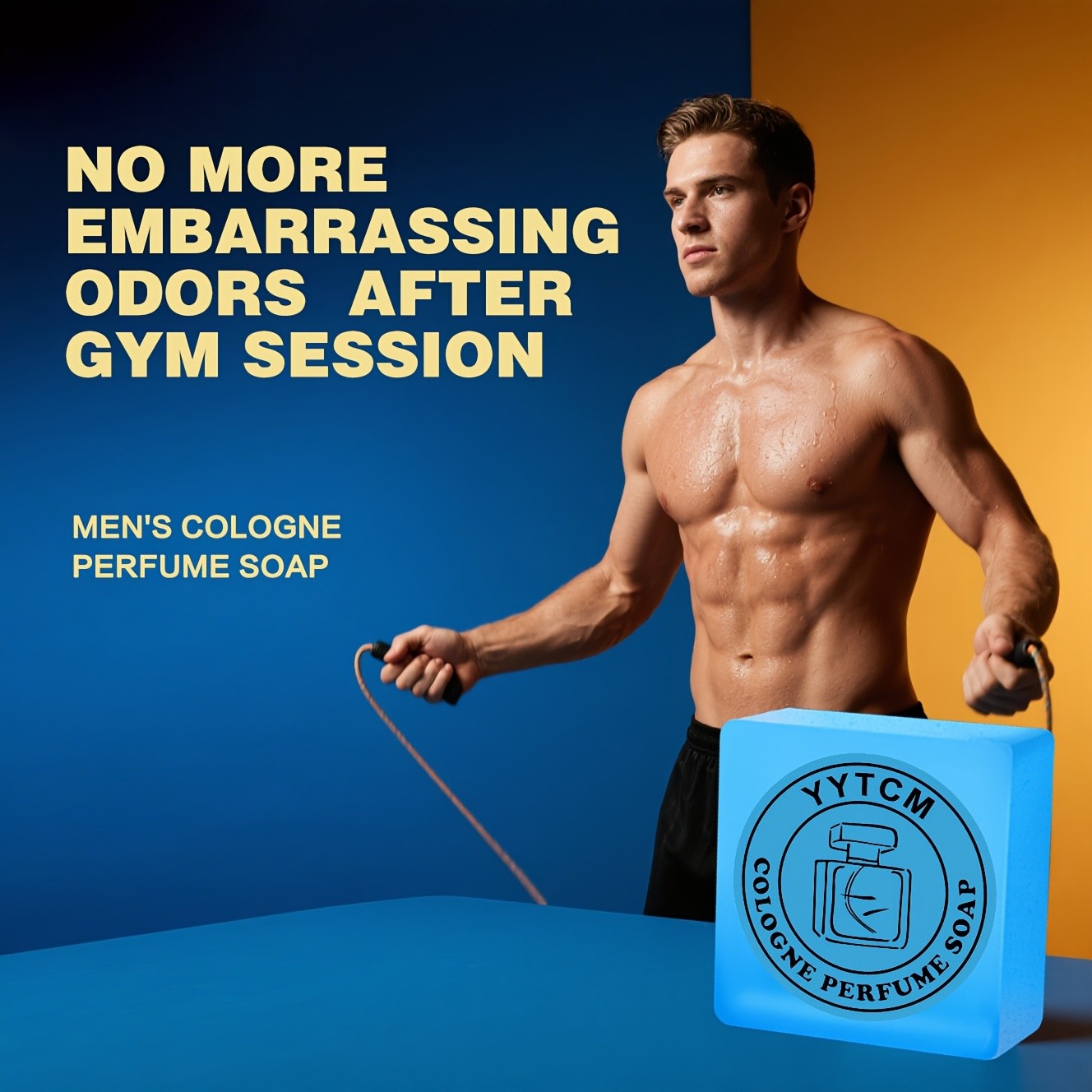 Mens Cologne Scented Soap with Shea Butter & Olive Oil