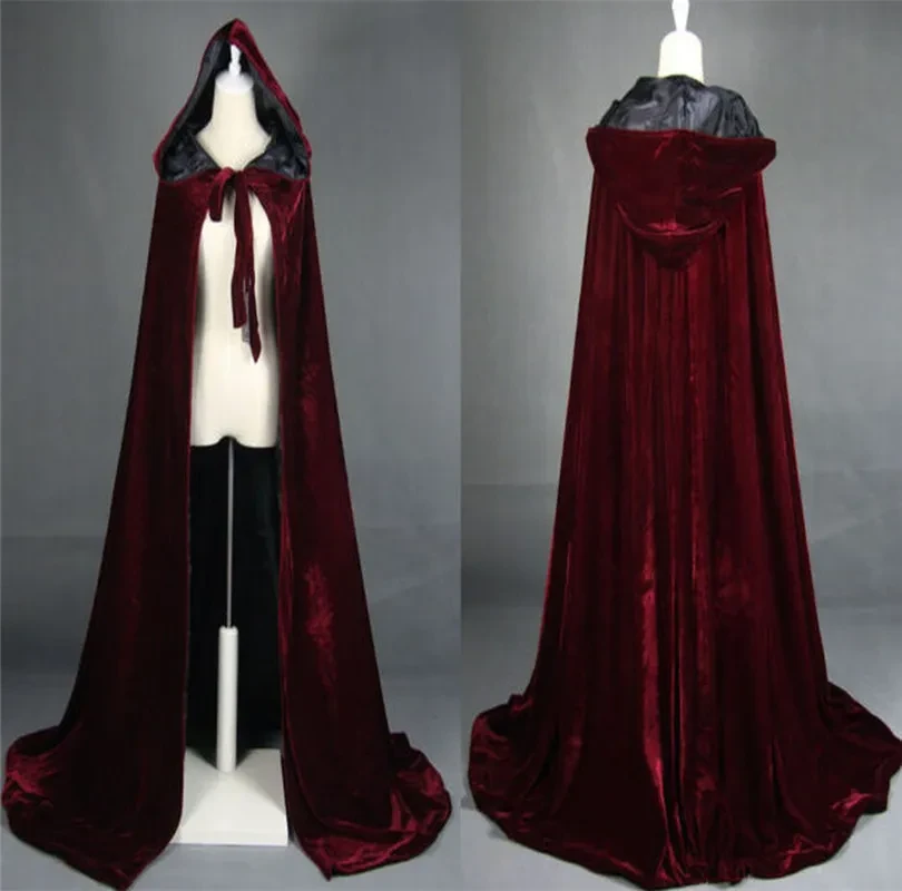 Velvet Hooded Cloak