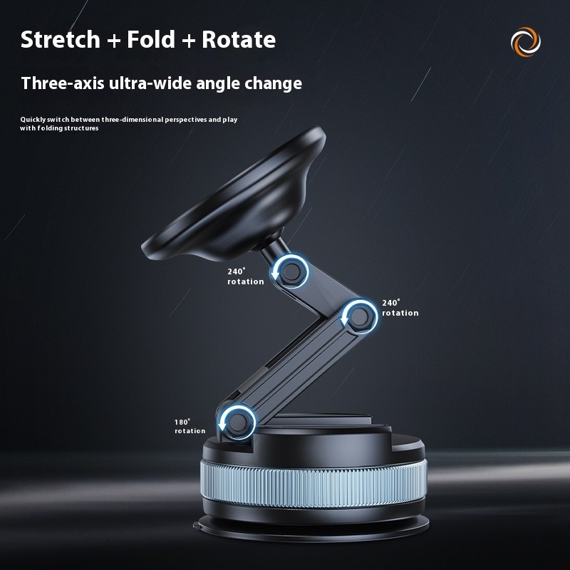 Folding Table For Car Magnetic Phone Holder