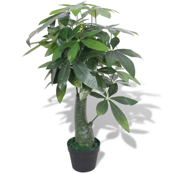 Artificial Money Tree with Pot 85 cm Green