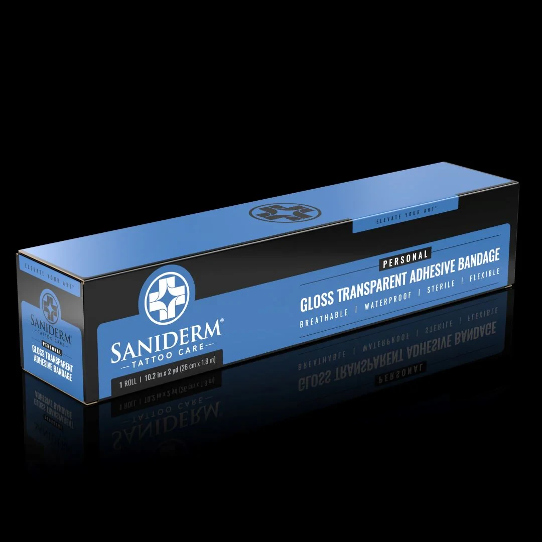 Saniderm Tattoo Aftercare Transparent Adhesive Bandage  26cm x 1.8m Roll