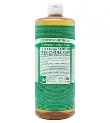Dr. Bronners Magic Soaps Almond Pure-Castile Soap  32oz. Bottle