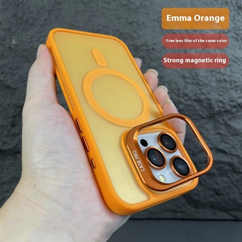 New Lens Cover Bracket Magnetic Phone Case