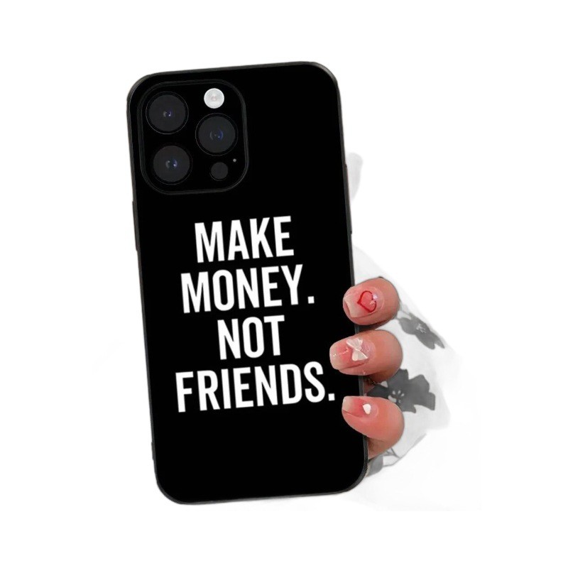 Black English Money Phone Case