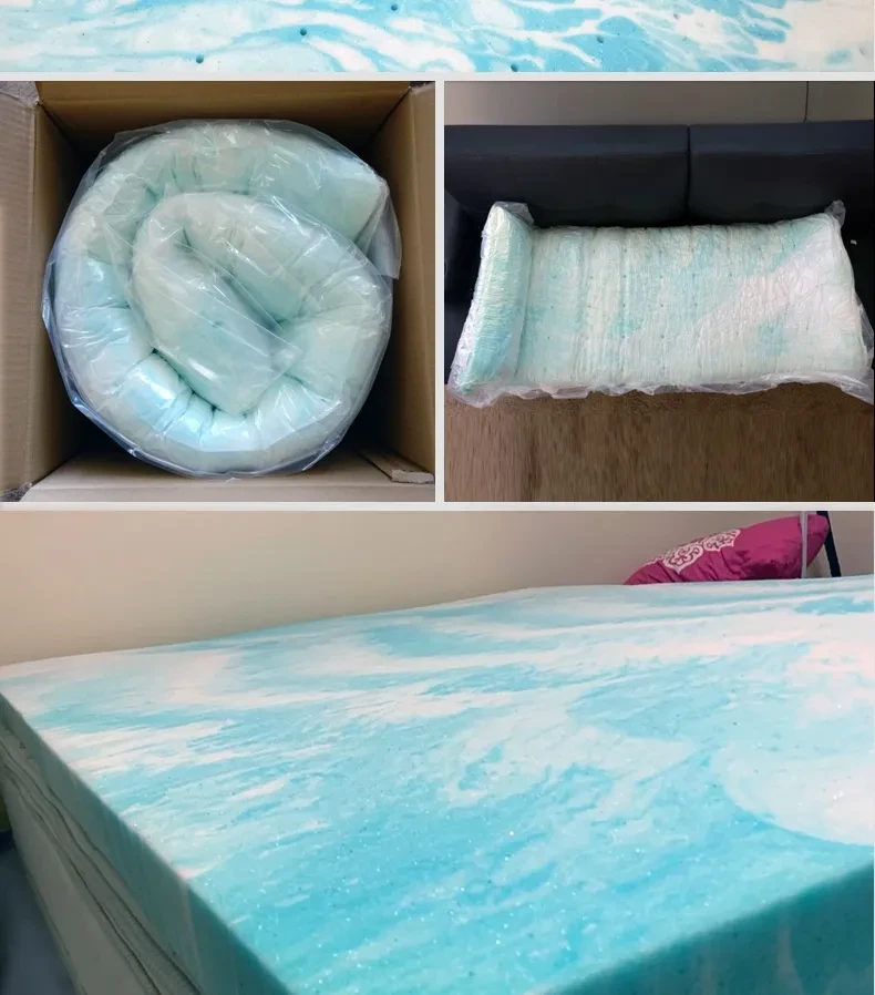Gel Memory Foam Mattress Topper