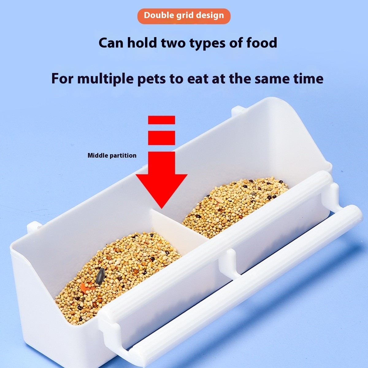 Plastic Inner Hanging Food Container Feeder