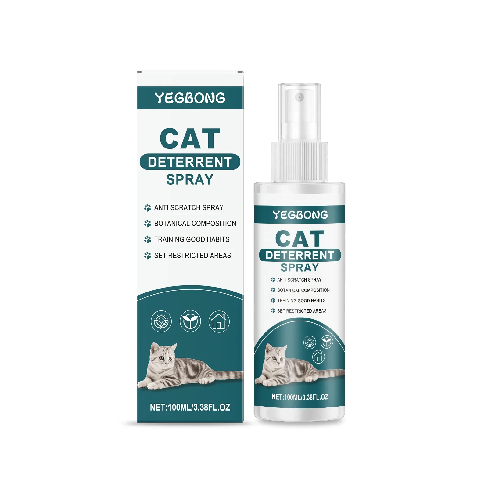 Cat Deterrent Spray for Gardens