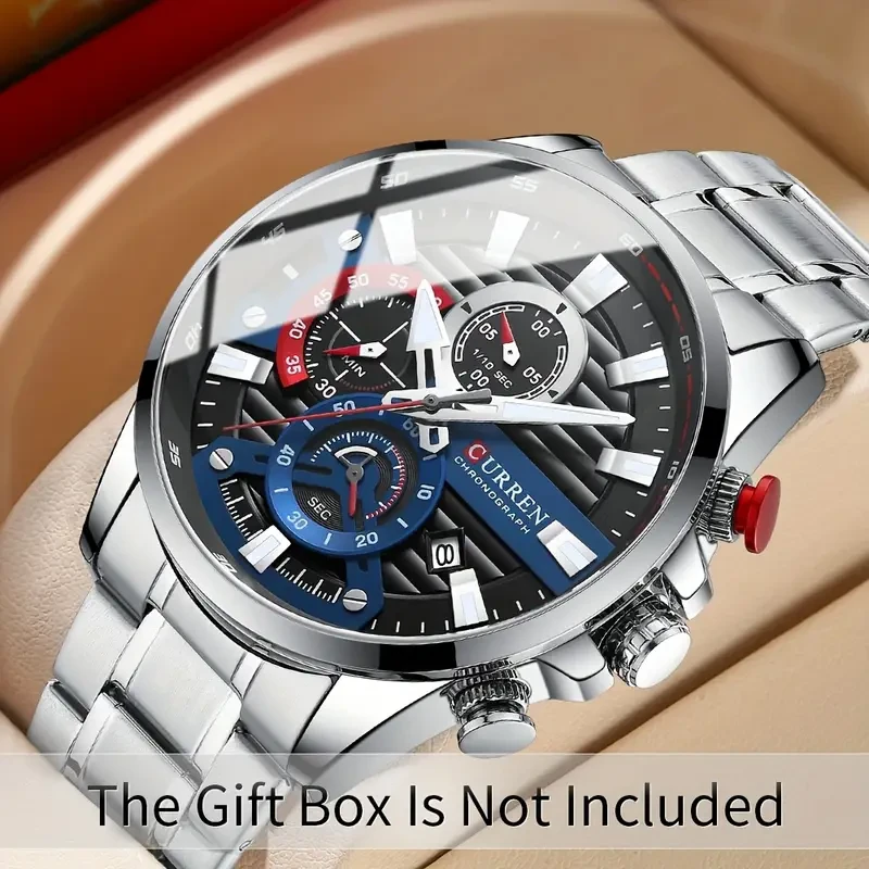 CURREN Luxury Stainless Steel Watch