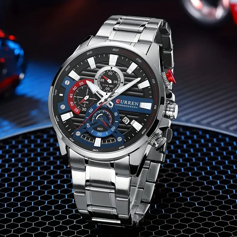 CURREN Luxury Stainless Steel Watch