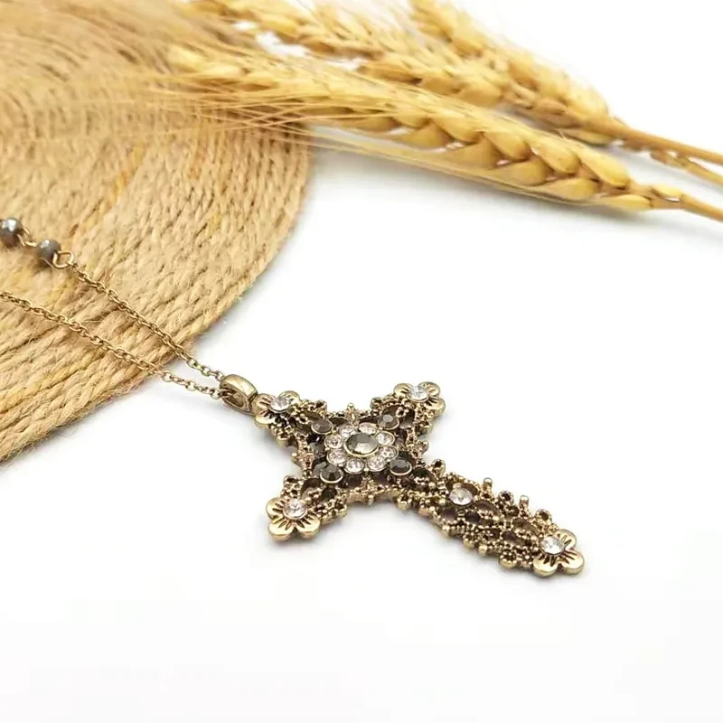 Long Cross Necklace
